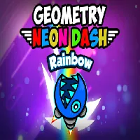 Geometry Neon Dash Rainbow - 3kh0 Games